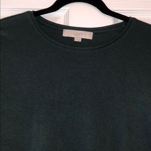 LOFT Green Dolman Sleeve Top, NWOT